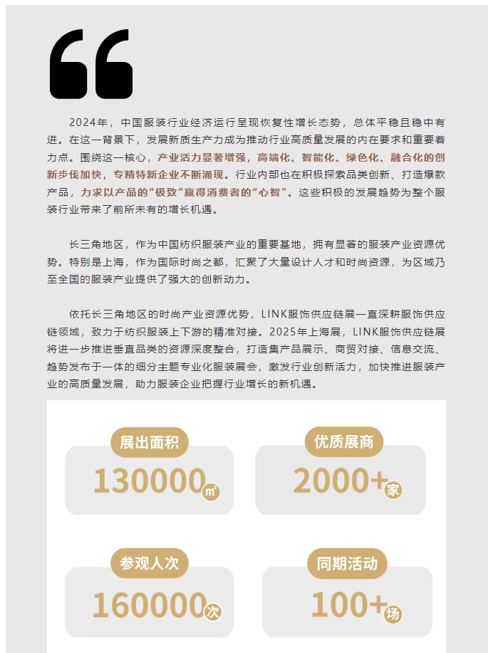 LINK服飾供應鏈展